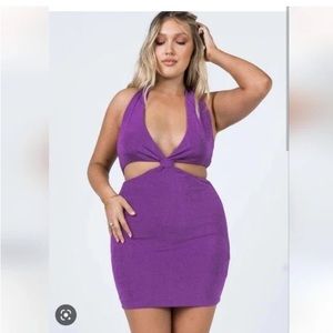 Princess Polly Peyton purple mini dress